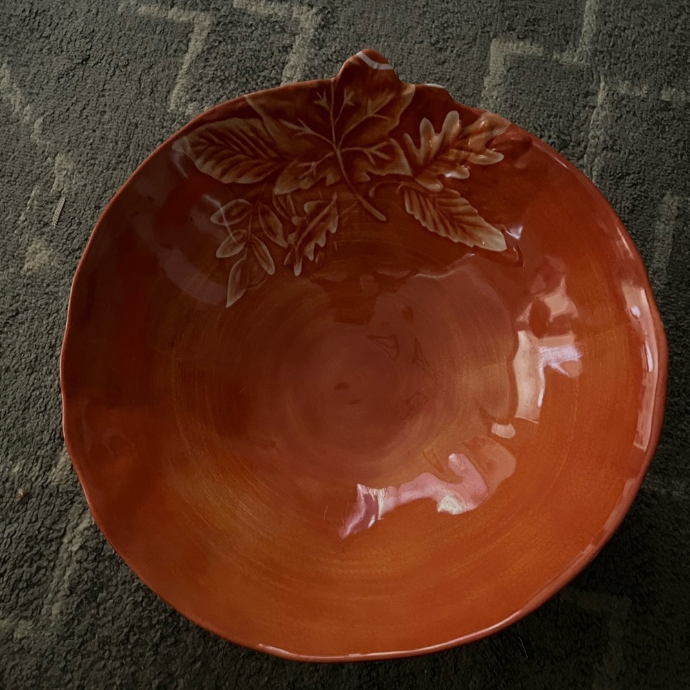 Pumpkin Serving Bowl